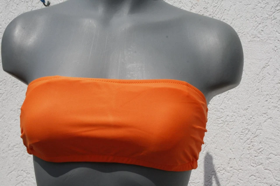 Saison-2023/24 420407 Vai Kike BÜGEL Bandeau Bikini mit Slip in ORANGE 42 CUP B - Bild 3 von 4