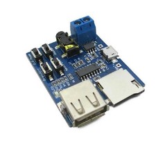 TF card U disk MP3 Format decoder board amplifier decoding audio Player module