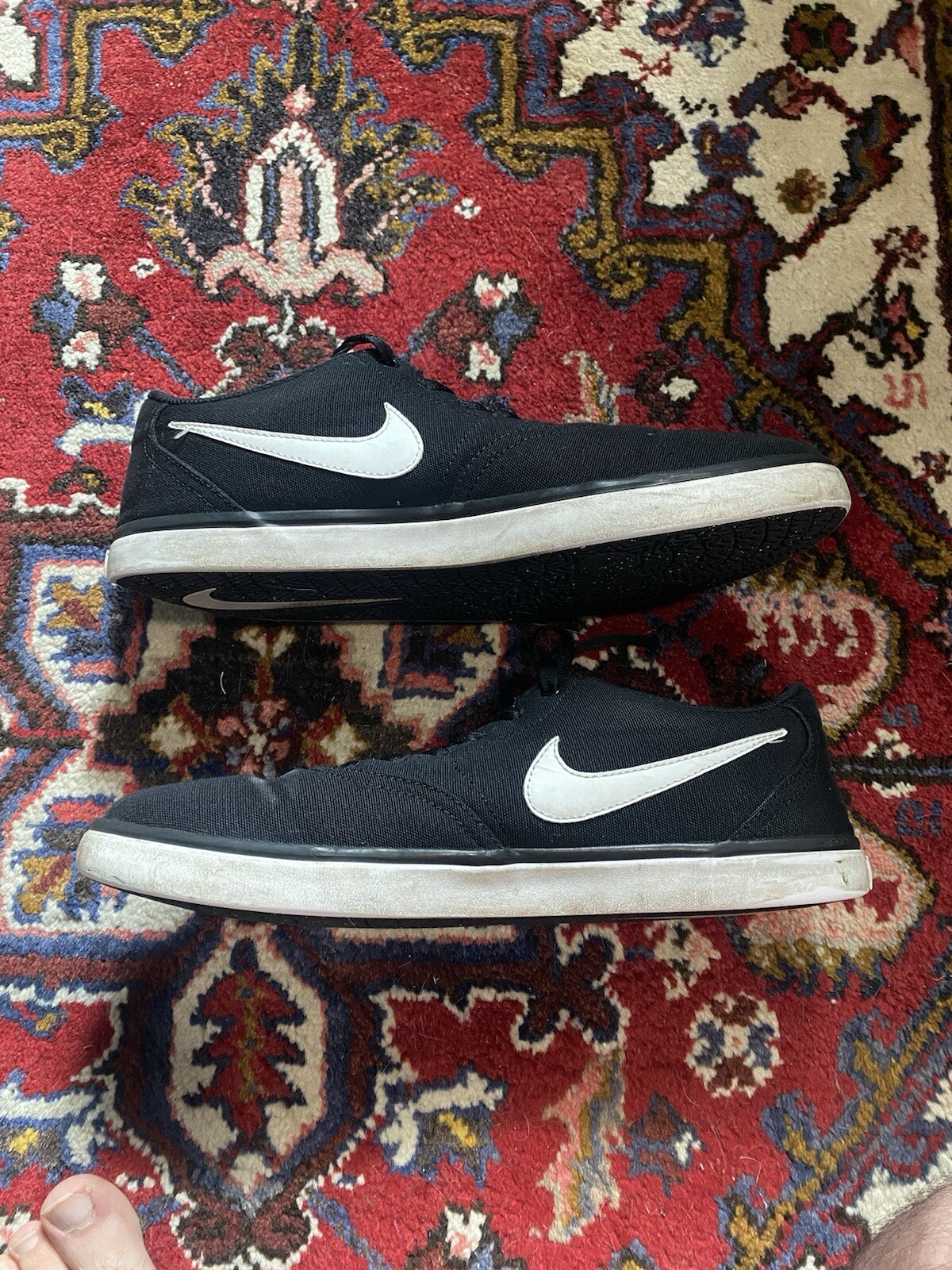 Nike SB Check tela solare nera da uomo taglia 12