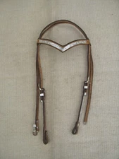 WESTERN SILVER SHOW/TRAIL HEADSTALL/BRIDLE