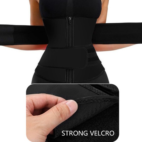 Waist Trainer Women Corset Sauna Sweat Weight Loss Body Slimmer Shaper Yoga Belt - Picture 14 of 22