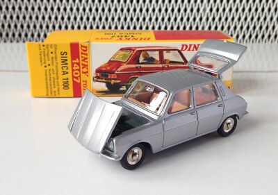 Dinky Simca 1100 Echelle 1:43 Voiture Miniature - Grise (1407