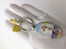 Custom Message Wood Keychain Personalized Wooden Keyring Laser Engraved