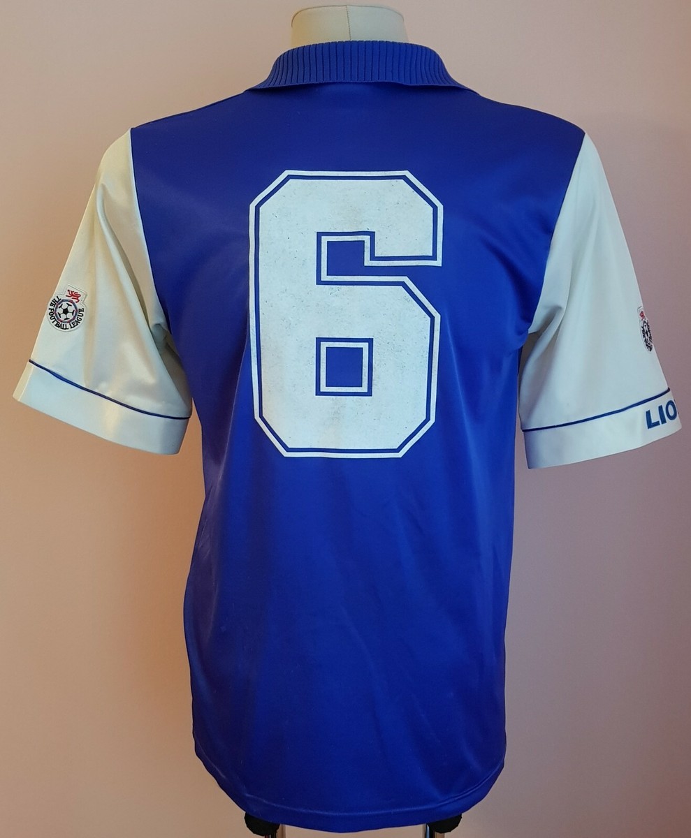 Millwall 1994 - 1996 Home football Asics rare shirt #6 | eBay