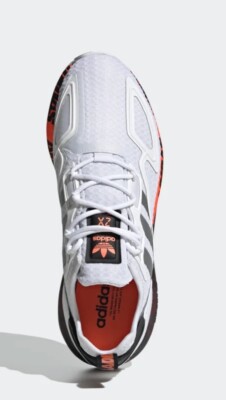 Size 8 - adidas ZX 2K Boost Bold Logo Graphic - White for sale