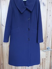 Minuet Petite Wool/cashmere Coat Size 8 Aubergine
