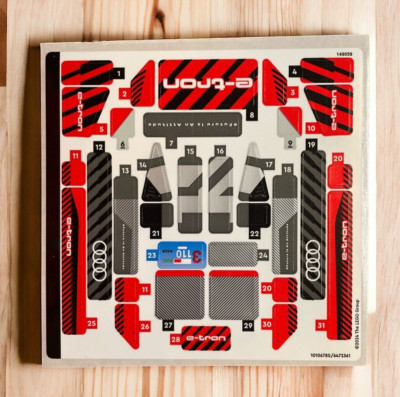 NEW LEGO | Sticker Sheet for Set 76921 - Speed Champions Audi S1 E-tron Quattro