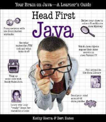 Head First Java: Your Brain on Java - A Learner's Guide - Paperback - GOOD