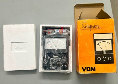 New In Box - SIMPSON 260-8 Analog VOM (Volt-OHM) SERIES 8 Multimeter #12388