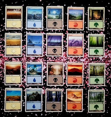 Set Of 10 "Bounce" Lands – Magic: The Gathering (MTG) Ravnica Block – 1x Of Each Land, NM/SP Condition