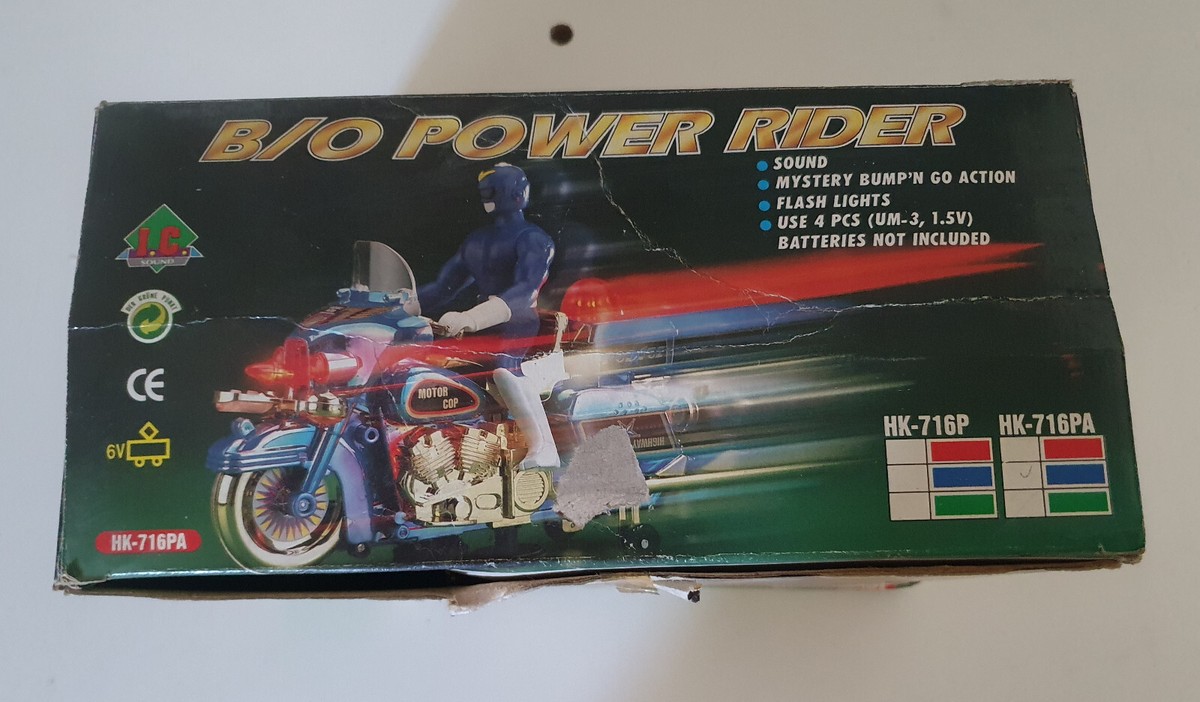 Vintage 90s HO-KAI Toys Bio Power Rider battery operated UNTESTED