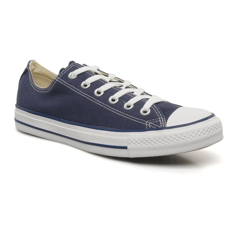 Scarpe Converse All Star Chuck Taylor Ox Tela Basse Sneaker Donna Navy Blue 36 - Immagine 4 di 4