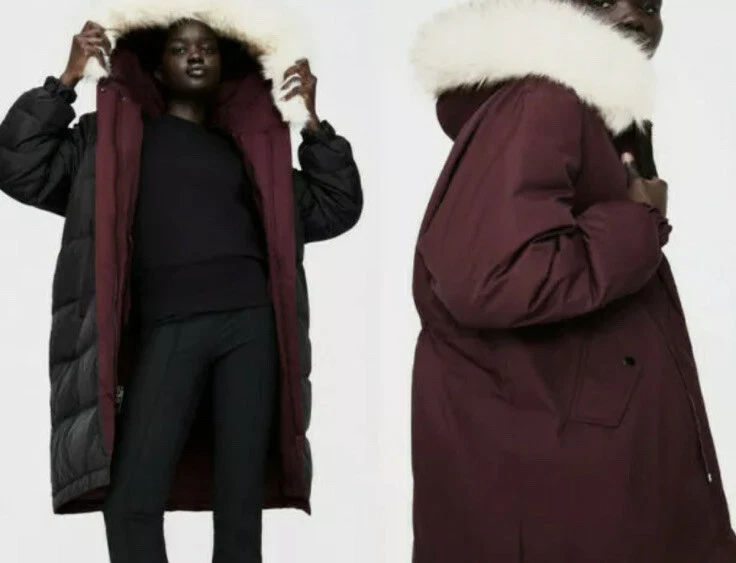 Zara reversible cheap down coat