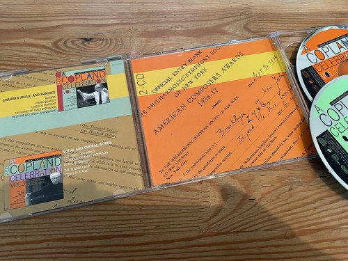 CD Klassik Aaron Copland - A Copland Celebration Vol.1 2CD (34 Song) SONY CLA jc - Bild 2 von 3