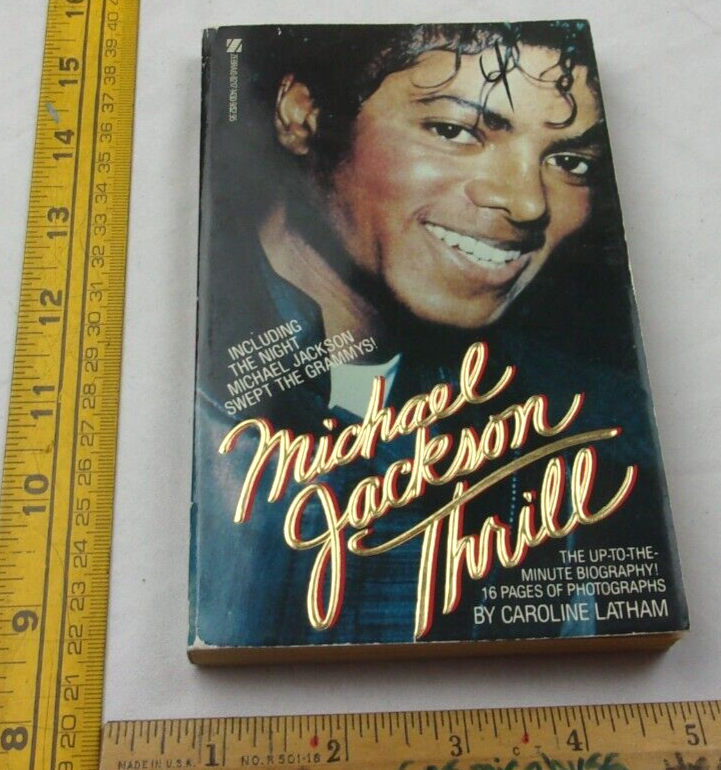 Michael Jackson Thrill pb book 1st print 1984 Caroline Latham