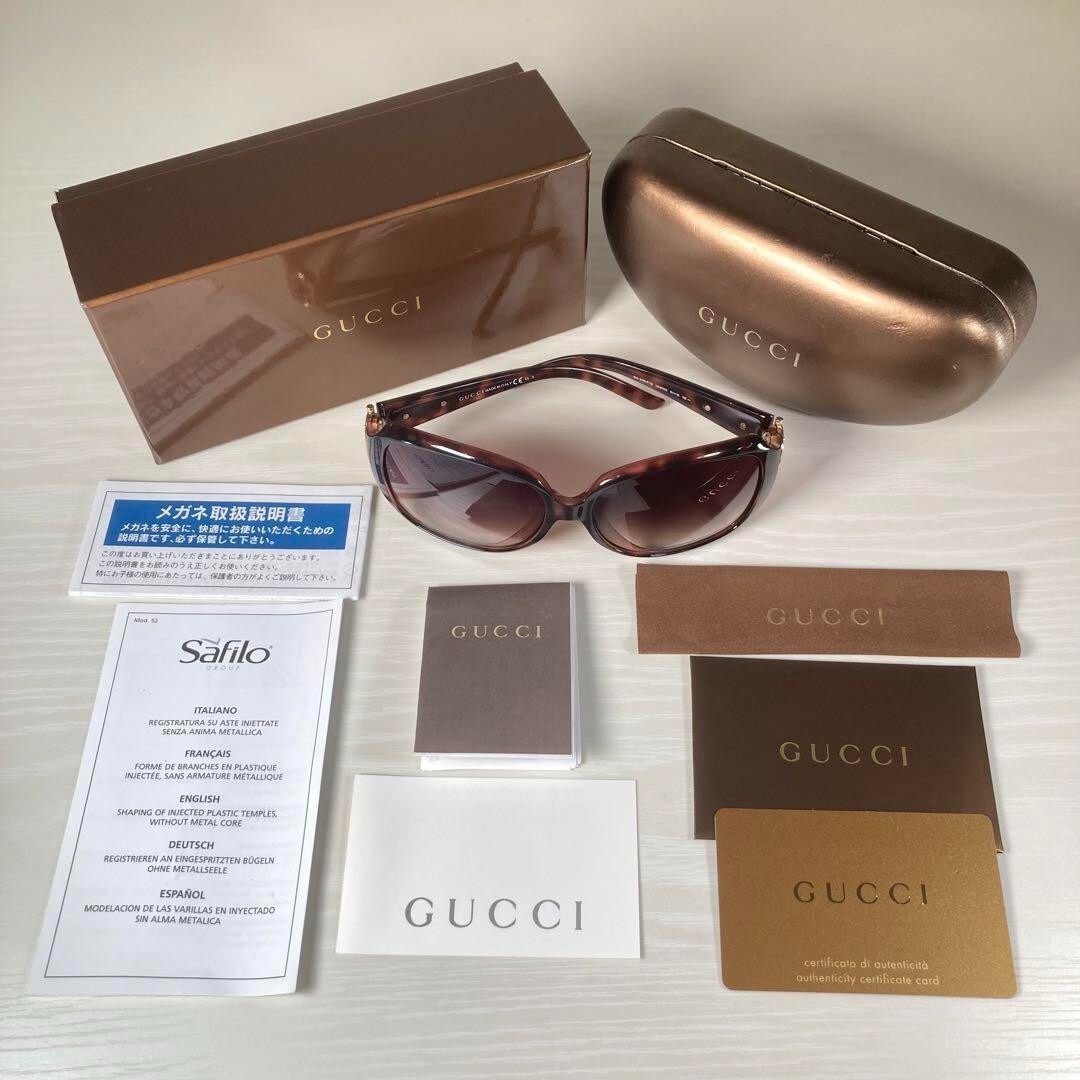 GUCCI sunglasses With case GG3115/F/S 61ロ15 tortoiseshell