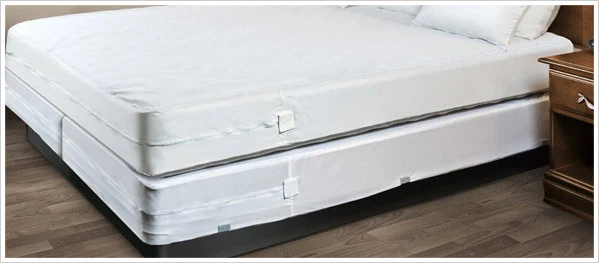 TOP SELLER! PROTECTOR DE CHINCHES Tela Lux Suave ~ CUBIERTA DE COLCHÓN con Cremallera de Alérgenos Foto 4 de 4