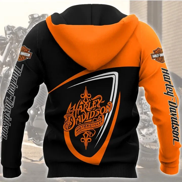 Harley Racing Davidson 3D Hoodie