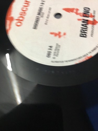 Brian Eno-Discreet Music 1970’s Obscure Records LP Red Labels Island Cover UK - Foto 14 di 17