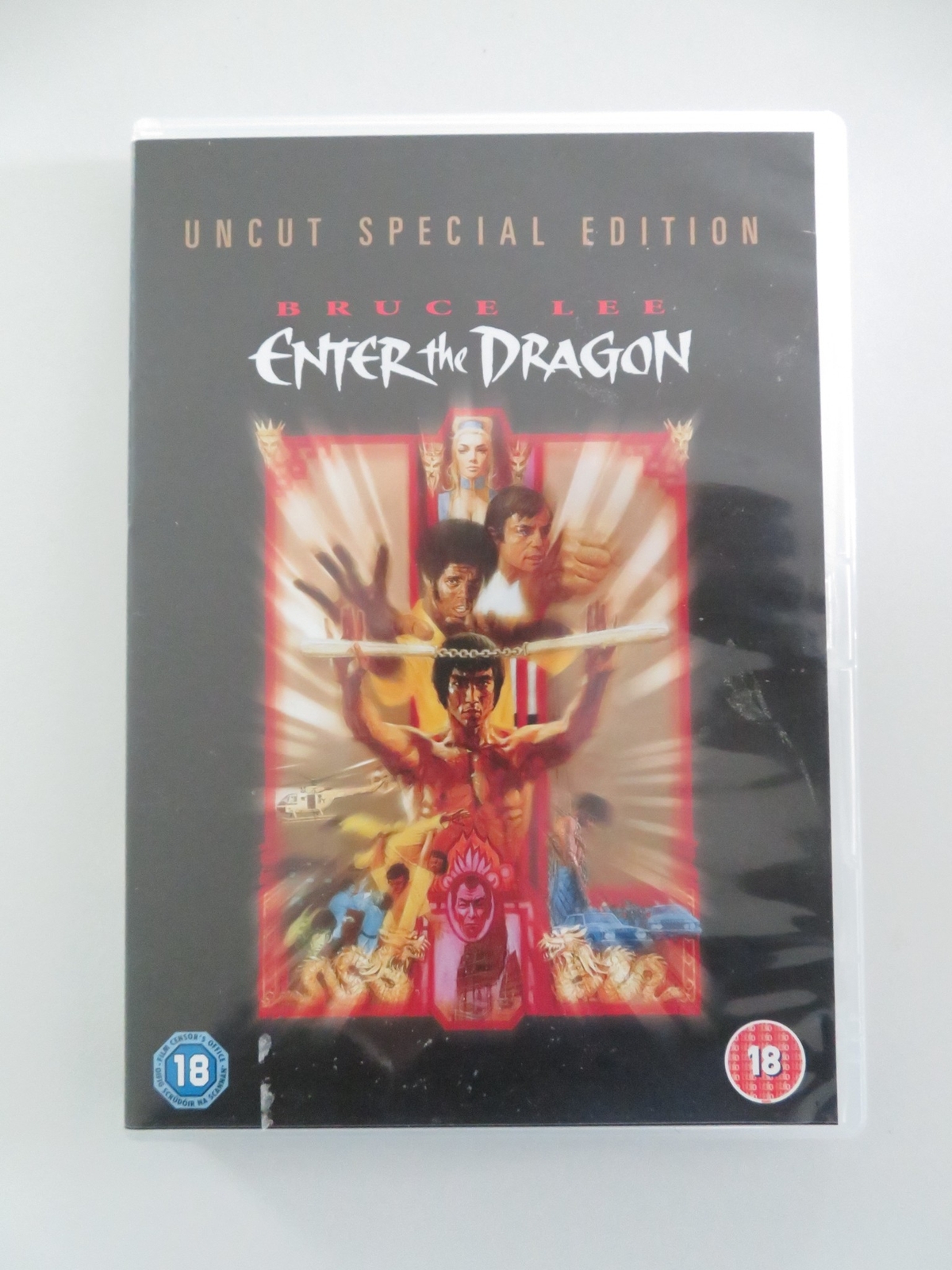ENTER THE DRAGON -UNCUT SPECIAL EDITION (DVD) BRUCE LEE JOHN SAXON 1973 REGION 2