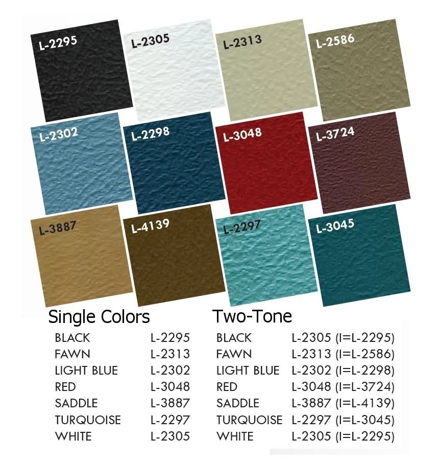 Juego de paneles de puerta de dos tonos a tu elección de colores de fábrica 1965 Chevelle, El Camino Foto 2 de 4