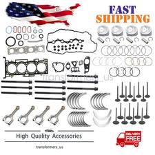 Engine Rebuild Head Gasket Piston Con Rods Bearing Kit For HYUNDAI KIA 2.4L
