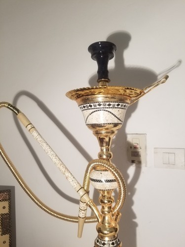 Large Size Best Hookah Shisha Mother of Pearl inlay Hand Made Complete set 37 IN - Picture 17 of 24