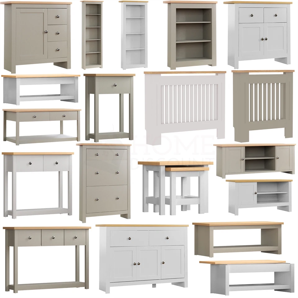 Arlington Coffee Table Sideboard Bookcase TV Unit Living Room Modern Furniture