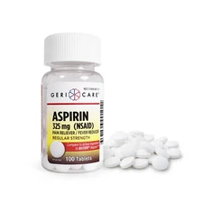 GeriCare Bottled Aspirin 325mg 100 Count Bottle (Pack of 1)