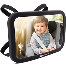 Large Shatterproof Baby Car Mirror - Safety Baby Car Seat Mirror - Baby Car Mirr