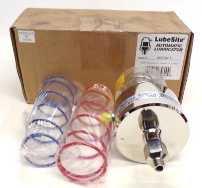 LUBESITE AUTOMATICLUBRICATOR, GREASE FEEDER, MODEL NO 560, 6OZ CAP, NPT 1/8''