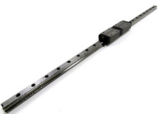 2 of THK SHS15 Linear Guide Blocks w/ THK Rail 26"