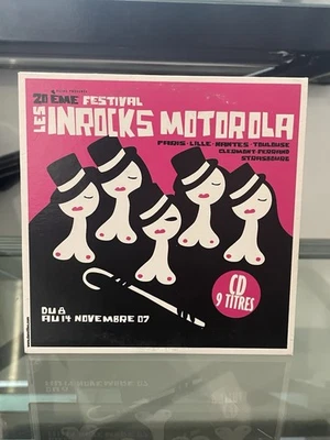 CD CARD SLEEVE - LES INROCKUPTIBLES - 20ème FESTIVAL LES INROCKS MOTOROLA 2007🎸 - Photo 1/3