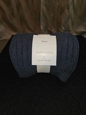 NWT Threshold Navy Blue Throw Blanket 50" x 60"