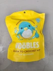 New Woobles Pierre the Blue Penguin Learn to Crochet Hobby Kit For Beginners