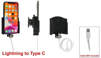 Brodit Halter für Kabelbefestigung 714161 für Apple iPhone 11 Pro