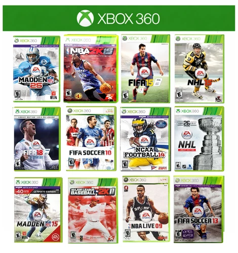 Microsoft Xbox 360 Sports Games / Madden / FIFA / NBA / NHL - You Pick!