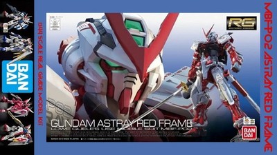 1:144 Gundam Astray Red Frame Mobile Suit MBF-PO2 Real Grade Bausatz von Bandai
