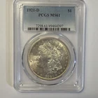 1921-D PCGS MS-61 MORGAN SILVER DOLLAR
