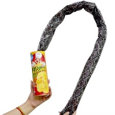 Potato Chip Snake In A Can Gag Gift Prank Large Size April Fools' Day Halloween