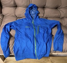 MARMOT M / L Laufjacke Wind Regen Jacke blau grün tolle Optik leicht