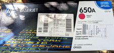   NEW SEALED IN BOX OEM Genuine HP 650A Magenta Toner CE273A CP5525  