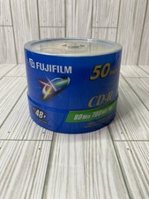 Fujifilm CD-R 80min 700MB/Mo up to 48X write speed 50 pack New Sealed