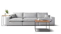 Sofa 3 Sitzer Stoff Couch Design Couch Polster Textil Modern Grau Dreisitzer Neu