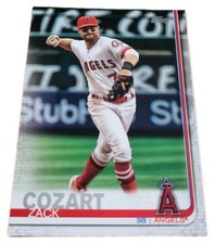 2019 Topps #204 Zack Cozart Los Angeles Angels Anaheim Baseball Card (O2