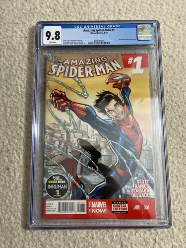 The Amazing Spider-Man #1 2014 CGC 9.8 First Cindy Moon Silk Appearance
