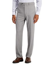 Nautica Mens Modern Fit Dress Pants 41 X 32 Light Grey N40070GAFF