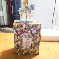 Cherished Teddies Virginia Carousel Horse Music Box Figurine 506206 1998 Box
