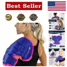 Physician Recommended Ice Pack – Flexible Hot/Cold Therapy for Shoulder Injuries