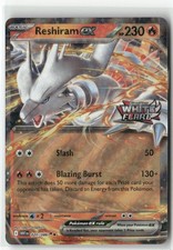 Reshiram EX 20/86 Scarlet Violet White Flare STAMPED POKEMON Collectible Card